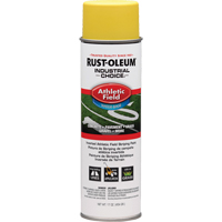 Peinture pour traçage de ligne pour terrain de gymnastique Industrial Choice AF1600, Jaune, 17 oz, Canette a&eacute;rosol Distribution Jean Lapalme