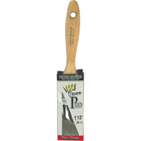 Pinceau droit Pro, Poly/nylon, Manche Bois, Largeur de 1-1/2" Distribution Jean Lapalme