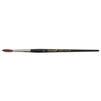Black Pointed Bristle Artist Brush, 4 mm Brush Width, Camel Hair, Wood Handle Distribution Jean Lapalme