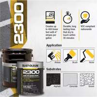 Peinture pour traçage de ligne pour zone de circulation System 2300, Jaune, 5 gal., Gallon Distribution Jean Lapalme