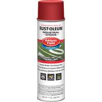 Peinture de lignage pour terrains de sport AF1600, Rouge, Canette a&eacute;rosol Distribution Jean Lapalme