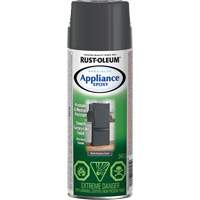 Rev&ecirc;tement &eacute;poxyde sp&eacute;cialis&eacute; pour &eacute;lectrom&eacute;nagers, Canette a&eacute;rosol, Acier inoxydable noir Distribution Jean Lapalme