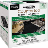 Syst&egrave;me de rev&ecirc;tement mouchet&eacute; pour comptoir Countertop Transformations, 2,37 L, Trousse, Tache noire Distribution Jean Lapalme