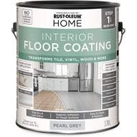 Couche de fond pour syst&egrave;me de rev&ecirc;tement de plancher int&eacute;rieur &agrave; la maison, 3,78 L, &agrave; l'eau, Tr&egrave;s mat, Gris Distribution Jean Lapalme