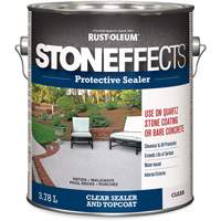 Stoneffects Protective Concrete Sealer, 3.78 L, Water-Based, Transparent, Clear Distribution Jean Lapalme