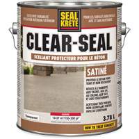 Seal-Krete&reg; Protective Sealer, 3.78 L, Urethane-Based, Satin, Clear Distribution Jean Lapalme