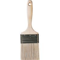 Pinceau pour murs et moulures One Coat, Soie blanche, Manche Bois, Largeur de 3" Distribution Jean Lapalme