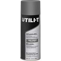 Peinture-&eacute;mail en a&eacute;rosol polyvalent UTILI-T, Appr&ecirc;t gris, 10 oz/283 g, Canette a&eacute;rosol Distribution Jean Lapalme