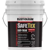 SafeTex&reg; Easy-Tread Acrylic Coating, 4 gal., Water-Based, Flat Finish/Textured, Black Distribution Jean Lapalme