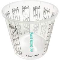 Gobelet en plastique pour m&eacute;lange de peinture, 1,25 L Distribution Jean Lapalme