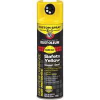 5-in-1 Rust Preventive Spray Enamel, Yellow, Gloss, 15 oz., Aerosol Can Distribution Jean Lapalme