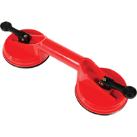 Ventouses de levage manuel - Ventouses doubles, 66 lb Capacit&eacute;, 4-5/8", Levier, 13" Longueur de la manche Distribution Jean Lapalme
