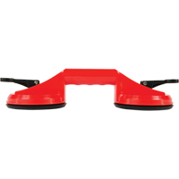 Ventouses de levage manuel - Ventouses doubles, 66 lb Capacit&eacute;, 4-5/8", Levier, 13" Longueur de la manche Distribution Jean Lapalme