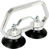 Appareils &agrave; ventouses - Ventouse double industrielle, 30 lb Capacit&eacute;, 3", Barre &agrave; tirer, 7" Longueur de la manche Distribution Jean Lapalme