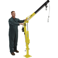 Grue &agrave; fl&egrave;che pour camion actionn&eacute;e par treuil, Capacit&eacute; de 500 lb (0,25 tonne), Limite de 102' Distribution Jean Lapalme