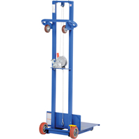 Platform Lift Stacker, Hand Winch Operated, 400 lbs. Capacity, 58" Max Lift Distribution Jean Lapalme