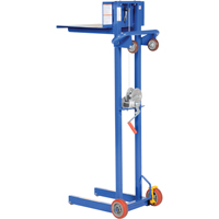 Platform Lift Stacker, Hand Winch Operated, 400 lbs. Capacity, 58" Max Lift Distribution Jean Lapalme