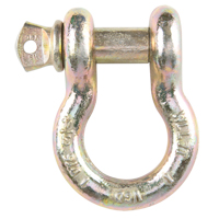 Manille d'ancrage &agrave; vis, 3/8", Cheville &agrave; vis, Chromat&eacute; jaune Distribution Jean Lapalme