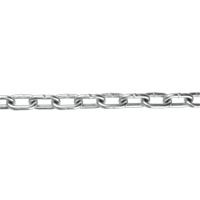 Straight Link Chain, Low Carbon Steel, 1/8" x 350' (106.7 m) L, Grade 30, 400 lbs. (0.2 tons) Load Capacity Distribution Jean Lapalme