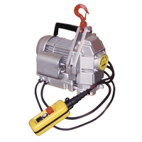 Palan &eacute;lectrique portatif &agrave; c&acirc;ble d'acier Minifor TR10 Distribution Jean Lapalme
