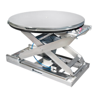 EZ Loader&reg; SS Self-Levelling Pallet Positioner - 100% Stainless Steel, 43" L x 43" W, 4000 lbs. Cap. Distribution Jean Lapalme