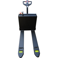 Fully Powered Electric Pallet Truck With  Stand-On Platform, 4500 lbs. Cap., 48" L x 30.25" W Distribution Jean Lapalme