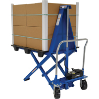 L&egrave;ve-palette &eacute;lectrique, Acier, Capacit&eacute; de 2500 lb Distribution Jean Lapalme
