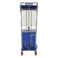 Hefti-Lift Load Stacker, Foot Pump Operated, 880 lbs. Capacity, 59" Max Lift Distribution Jean Lapalme