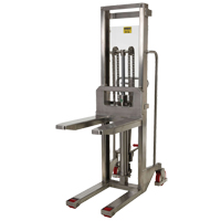 Hefti-Lift Load Stacker, Foot Pump Operated, 880 lbs. Capacity, 59" Max Lift Distribution Jean Lapalme