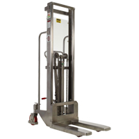 Hefti-Lift Load Stacker, Foot Pump Operated, 880 lbs. Capacity, 59" Max Lift Distribution Jean Lapalme