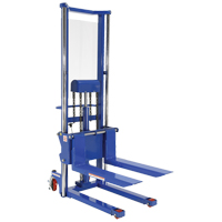 Hefti-Lift Load Stacker, Foot Pump Operated, 1500 lbs. Capacity, 63" Max Lift Distribution Jean Lapalme