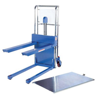 Hefti-Lift Load Stacker, Foot Pump Operated, 400 lbs. Capacity, 44" Max Lift Distribution Jean Lapalme