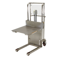 Hefti-Lift Load Stacker, Foot Pump Operated, 450 lbs. Capacity, 45-5/8" Max Lift Distribution Jean Lapalme