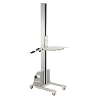 Quick Lift Stacker, Electric Operated, 125 lbs. Capacity, 72" Max Lift Distribution Jean Lapalme