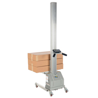 Quick Lift Stacker, Electric Operated, 125 lbs. Capacity, 72" Max Lift Distribution Jean Lapalme