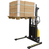 Fork Lift Stacker, Electric Operated, 2000 lbs. Capacity, 63" Max Lift Distribution Jean Lapalme