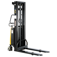 Fork Lift Stacker, Electric Operated, 2000 lbs. Capacity, 118" Max Lift Distribution Jean Lapalme