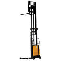 Fork Lift Stacker, Electric Operated, 2000 lbs. Capacity, 137" Max Lift Distribution Jean Lapalme