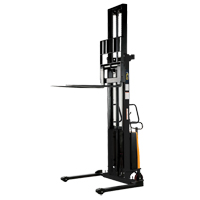 Fork Lift Stacker, Electric Operated, 2000 lbs. Capacity, 150" Max Lift Distribution Jean Lapalme