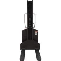 Narrow Mast Powered Lift Stacker, Electric Operated, 1000 lbs. Capacity, 63" Max Lift Distribution Jean Lapalme