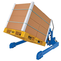Basculeur ergonomique &agrave; chevauchement, Bascule 90°, Capacit&eacute;e 2000 lb, 72-13/16" lo x 57-1/4" la x 29-1/4" h Distribution Jean Lapalme