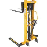 Manual Hydraulic Stacker, Hand Pump Operated, 2000 lbs. Capacity, 63" Max Lift Distribution Jean Lapalme