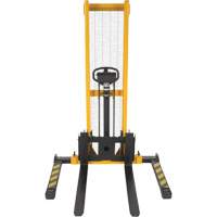 Manual Hydraulic Stacker, Hand Pump Operated, 2000 lbs. Capacity, 63" Max Lift Distribution Jean Lapalme