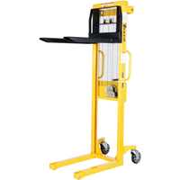 Manual Stacker, Hand Winch Operated, 770 lbs. Capacity, 60" Max Lift Distribution Jean Lapalme