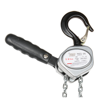 Mini Lever Hoist, 5' Lift, 500 lbs. (0.25 tons) Capacity, Zinc Plated Chain Distribution Jean Lapalme