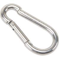 Stainless Steel Snap Hook, 220 lbs (0.11 tons) Working Load Limit, 3/16" Size, 5/16" Eye Distribution Jean Lapalme