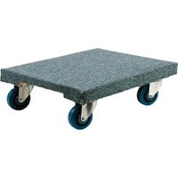 Wood Dollies - Heavy-Duty, Rubber Wheels, 1400 lbs. Capacity, 18" W x 24" D x 7" H Distribution Jean Lapalme