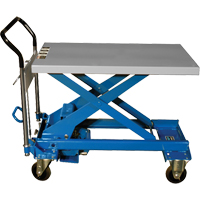 Table &eacute;l&eacute;vatrice &agrave; ciseaux Dandy Lift, 39-2/5" lo x 23-3/5" la, Acier, Capacit&eacute; 1760 lb Distribution Jean Lapalme
