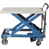 Table &eacute;l&eacute;vatrice &agrave; ciseaux Dandy Lift, 28" lo x 17-7/10" la, Acier, Capacit&eacute; 330 lb Distribution Jean Lapalme