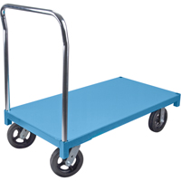 Chariots à plate-forme en acier
